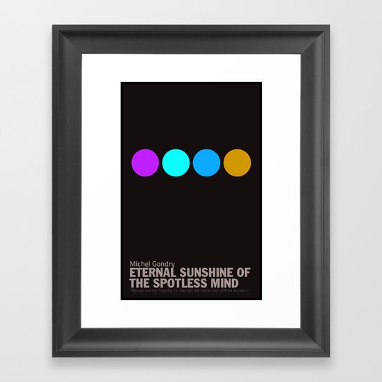 Eternal Sunshine of a Spotless Mind | Minimalist Movie Poster Framed Art Print