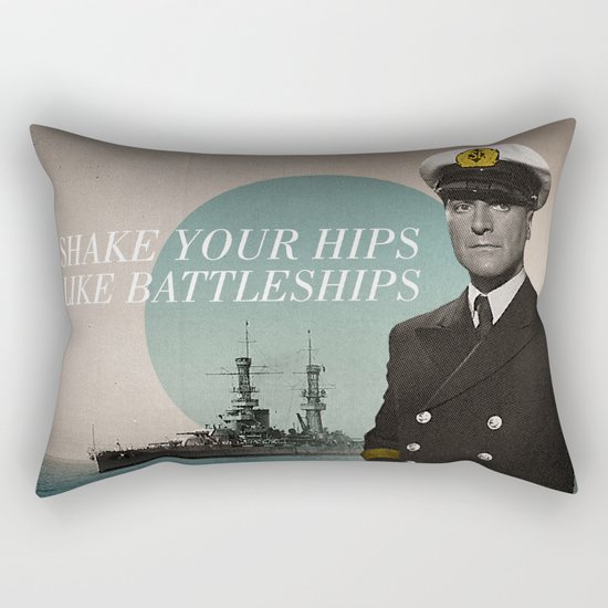 Battleship Rectangular Pillow