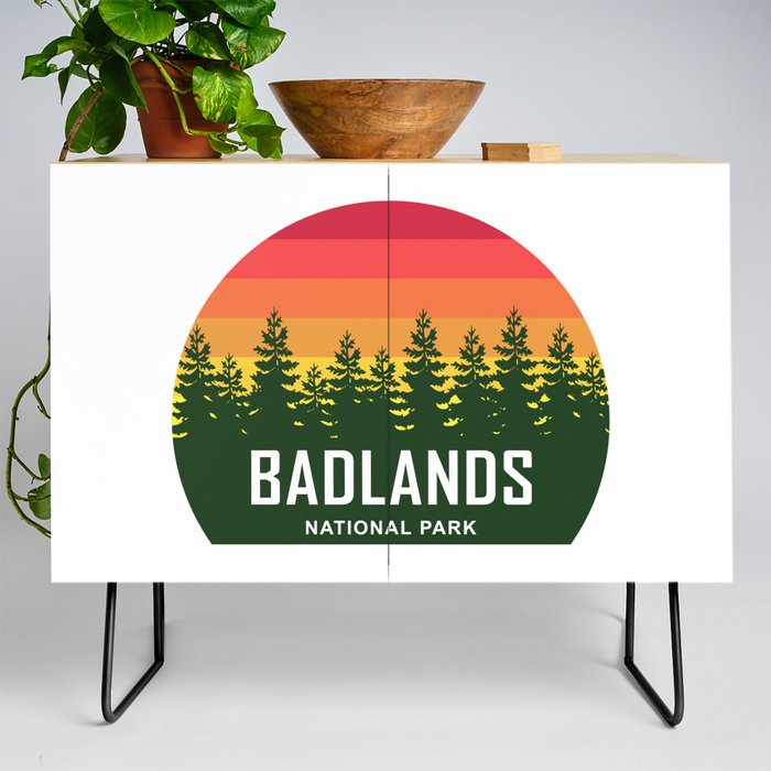 Badlands National Park Credenza