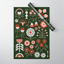 Winter Wrap: Green Wrapping Paper