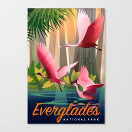 " USA: 2022/today Florida - Evergades National Park Travel ... Canvas Print