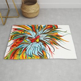 Polish Chicken named Smitty by RobiniArt! Rug