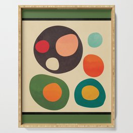 Mid-Century Abstract Balance 12 Serving Tray
