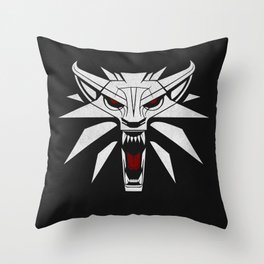 Witcher iconic design Throw Pillow