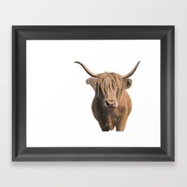 Highland cow Framed Art Print