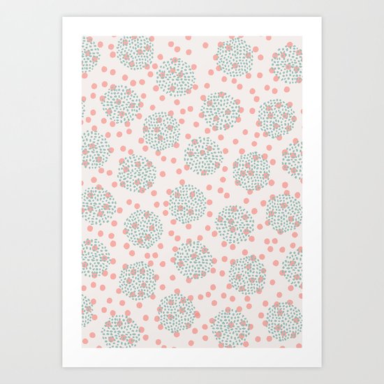 DOTS OVER DOTS Art Print