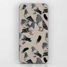 Pigeon Pattern iPhone Skin