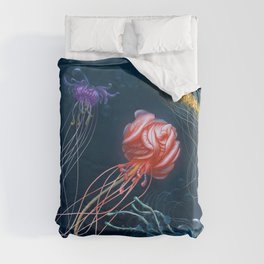 Flowerfish Duvet Cover