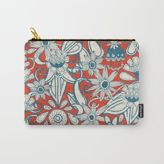 sarilmak fire orange blue Carry-All Pouch