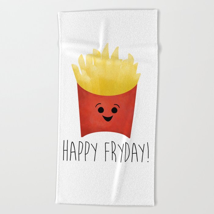 Happy Fryday! Beach Towel