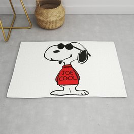 JOE Cool Famous Dog  Red Rug | Cartoon, Happy, Calvinandhobbes, Peanuts, Snoopy, Christmas, Calvin, Joecool, Charliebrown, Calvinhobbes 