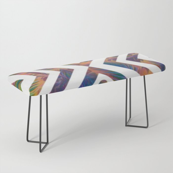 Geometric Crossover Bench By Waterflowerdesigns Society6