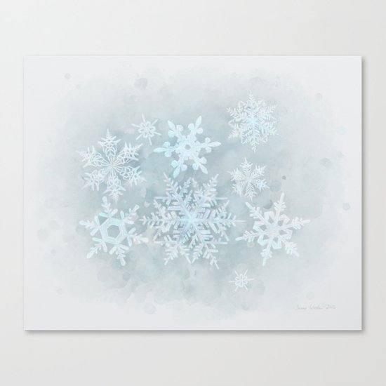 Snow is coming Canvas Print