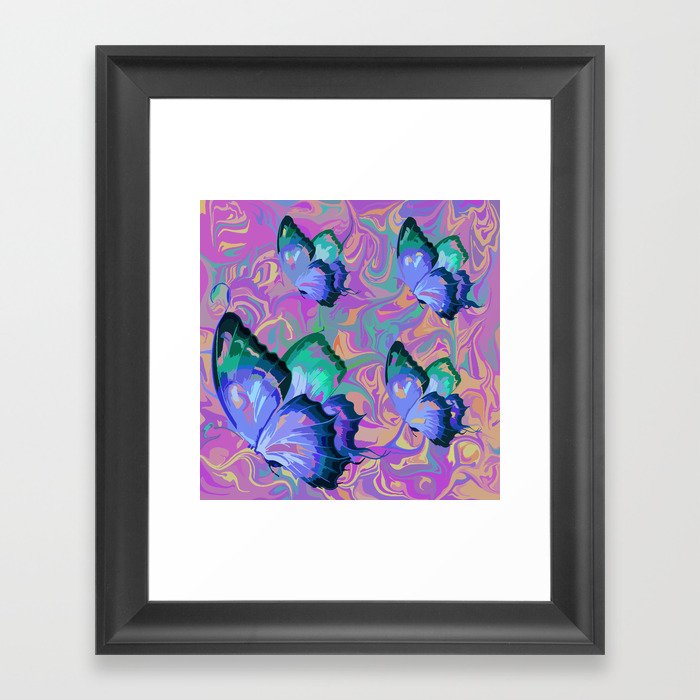 butterflies Framed Art Print