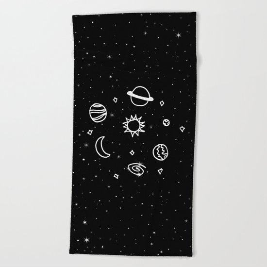 Space Beach Towel