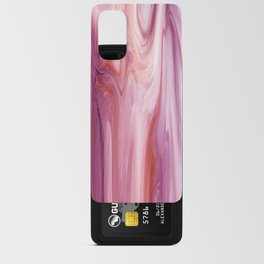 Purple & Pink Liquid Marble  Android Card Case
