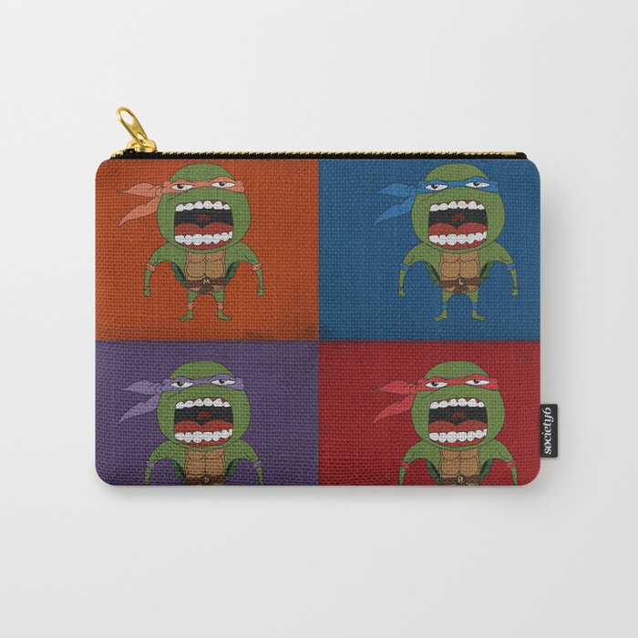 Screaming Turtles Carry-All Pouch
