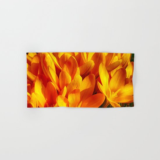 Yellow Flowers Hand & Bath Towel
