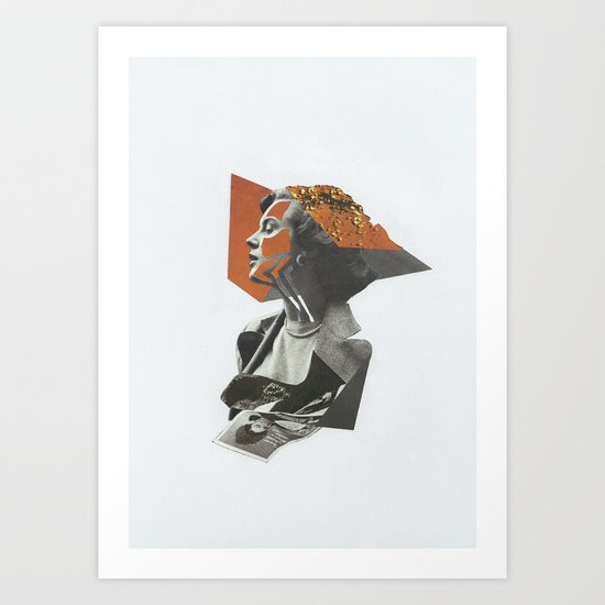 Straight Through You Art Print
