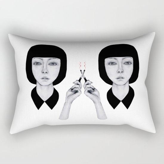Never Quit Rectangular Pillow