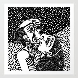 Picasso - The kiss Art Print