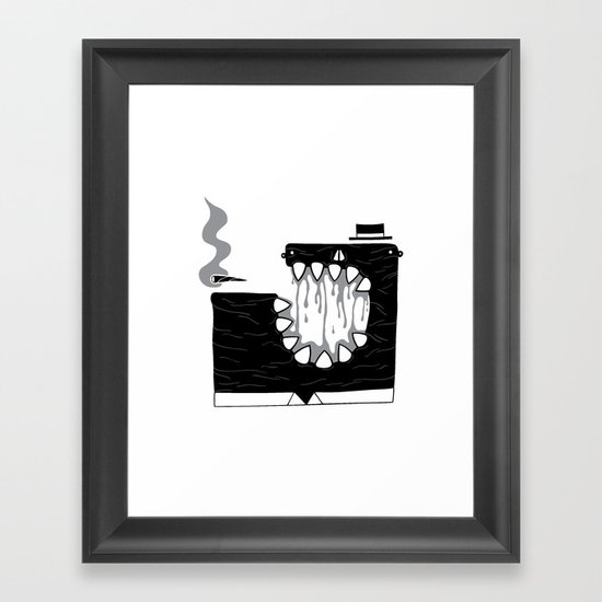 Zombie Boss Framed Art Print