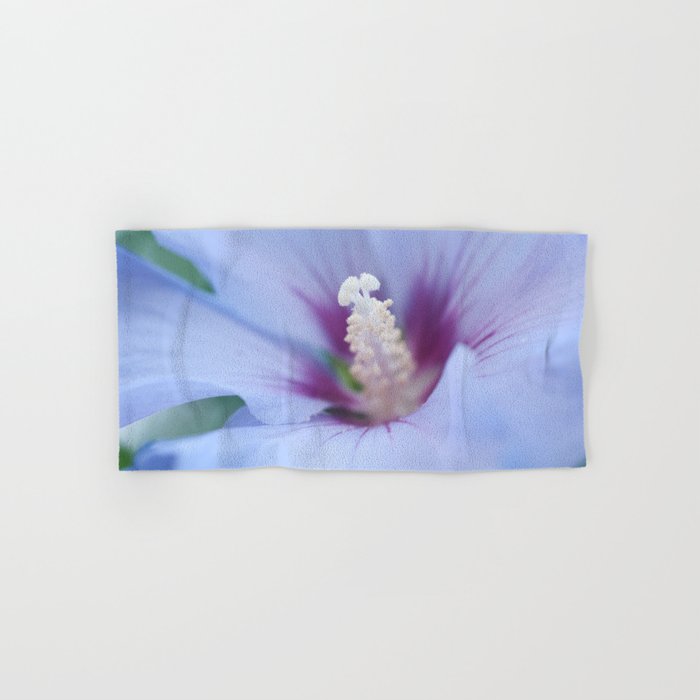 Soft Purple Hibiscus Flower #1 #art #society6 Hand & Bath Towel
