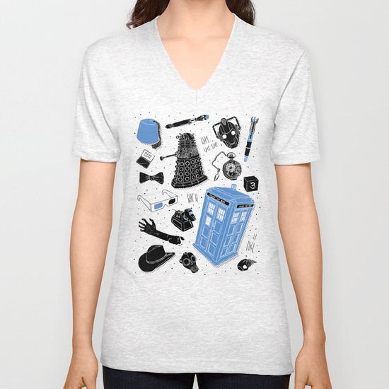 Artifacts: Doctor Who Unisex V-Neck