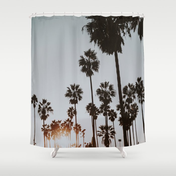 Palm Trees Vi Venice Beach California Shower Curtain By