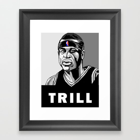 Vote Trill, Stephen Jackson 2016 Framed Art Print