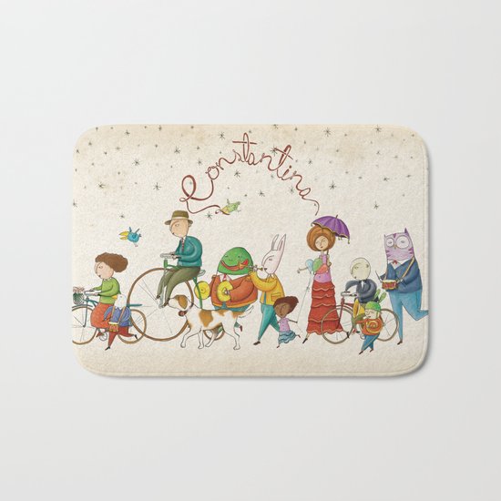 ¡Hola amigos! Bath Mat