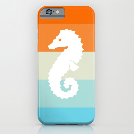 Out At Sea Series - Seahorse Sunset iPhone & iPod Case