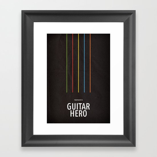 Harmonix's Guitar Hero Framed Art Print