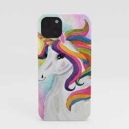 Colorful Whimsical Unicorn iPhone Case
