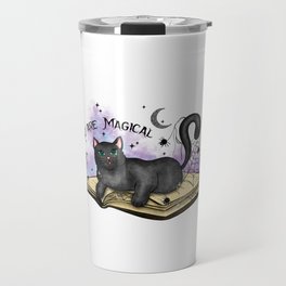 Your are magical halloween cat quote Travel Mug