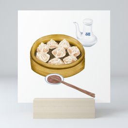 Dim Sum | XiaoLongBao | 小笼包 Mini Art Print