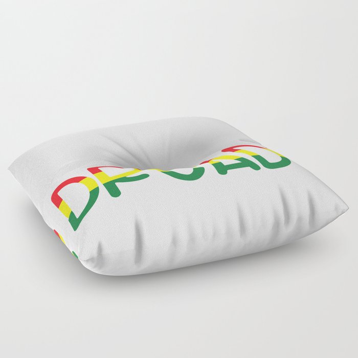 Wash My Dreads Design Reggae Dreadlocks Rasta Hair Floor Pillow