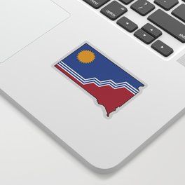 Sioux Falls South Dakota Flag Sticker