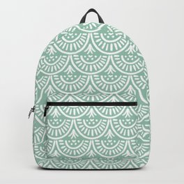 Coastl Palm . Cool Mint Backpack