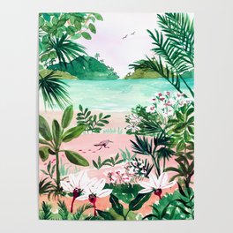 Seaside Meadow Poster
