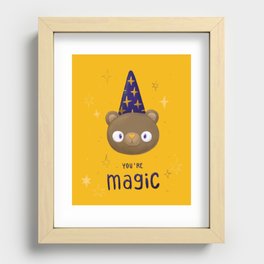 You are magic Recessed Framed Print