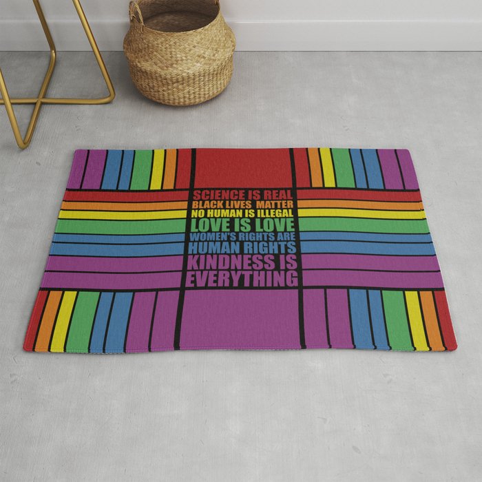 Science is real... Inspirational Fashion Rug