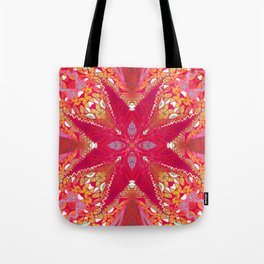 Dreamy Fractal Flower Mandala Tote Bag