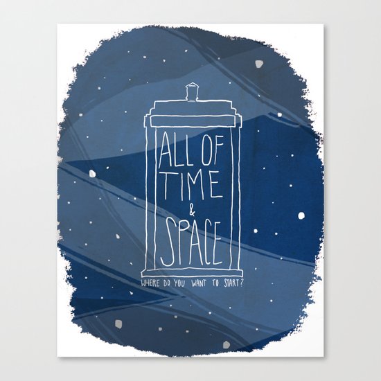 All Of Time And Space Canvas Print