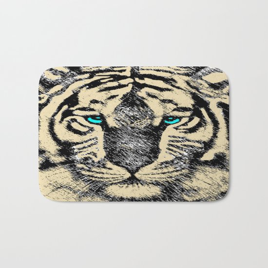 Eye of the Tiger Bath Mat