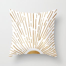 Let The Sunshine In Throw Pillow