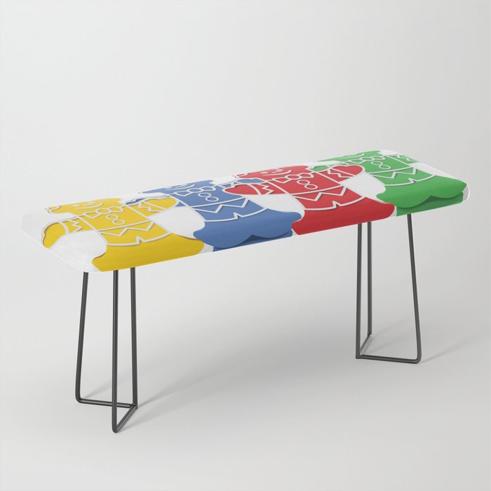 Candy Board Game Figures Bench