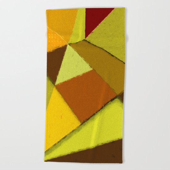 Abstract #377 Beach Towel