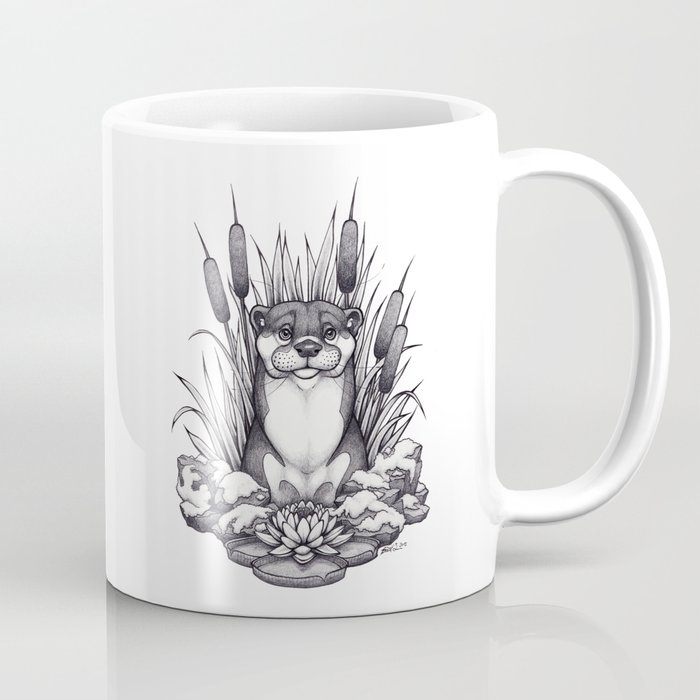 Otter & Aquatic Plants Coffee Mug