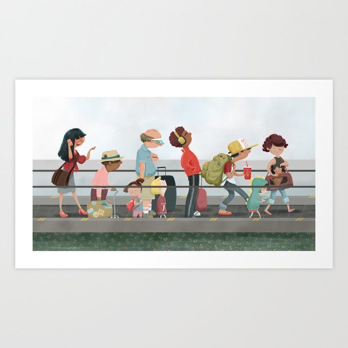 People Mover Art Print